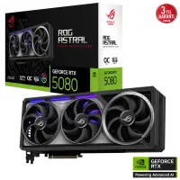 ASUS ROG Astral GeForce RTX 5080 ROG-ASTRAL-RTX5080-O16G-GAMING 16GB GDDR7 OC Edition 256 Bit Gaming (Oyuncu) Ekran Kartı