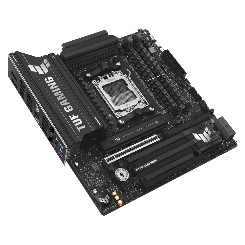 ASUS TUF GAMING B850M-PLUS WIFI AMD B850 Soket AM5 DDR5 8000+(OC)MHz mATX Gaming (Oyuncu) Anakart