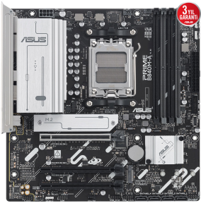 ASUS Prime B840M-A-CSM AMD B840 Soket AM5 DDR5 7600+(OC)MHz mATX Gaming (Oyuncu) Anakart