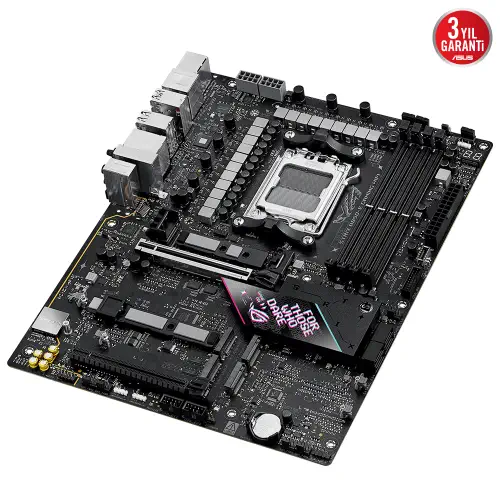 ASUS ROG STRIX B850-E Gaming Wifi AMD B850 Soket AM5 DDR5 8000+(OC)MHz ATX Gaming (Oyuncu) Anakart