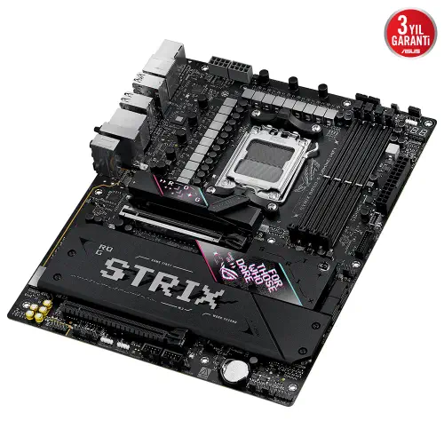 ASUS ROG STRIX B850-E Gaming Wifi AMD B850 Soket AM5 DDR5 8000+(OC)MHz ATX Gaming (Oyuncu) Anakart