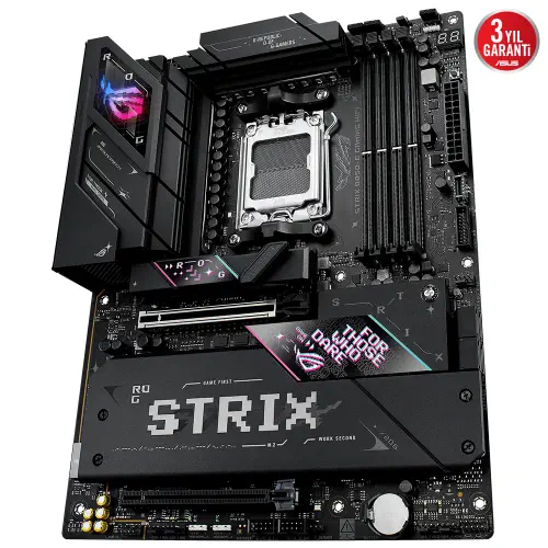 ASUS ROG STRIX B850-E Gaming Wifi AMD B850 Soket AM5 DDR5 8000+(OC)MHz ATX Gaming (Oyuncu) Anakart