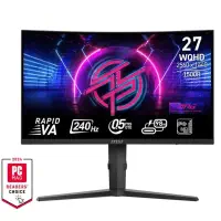 MSI MPG 275CQRXF 27″ 240Hz 0.5ms 2K WQHD FreeSync Premium Rapid VA Curved Gaming (Oyuncu) Monitör