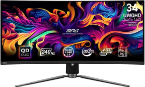 MSI MPG 341CQPX QD-OLED 34″ 240Hz 0.03ms UWQHD Adaptive Sync Curved Gaming (Oyuncu) Monitör