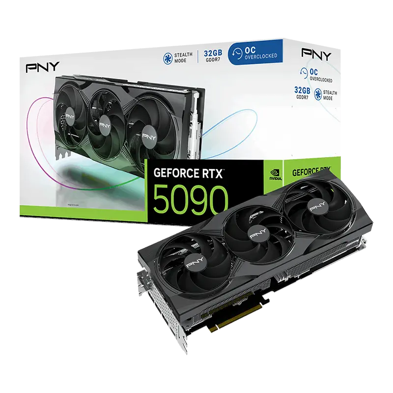 PNY GeForce RTX 5090 32GB Overclocked GDDR7 512Bit (VCG509032TFXPB1-O) Ekran Kartı