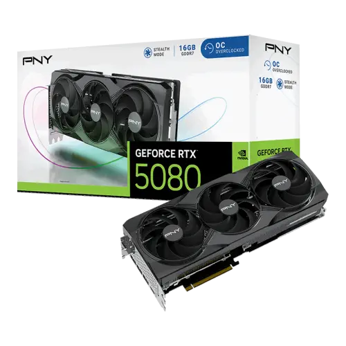 PNY GeForce RTX 5080 16GB Overclocked GDDR7 256Bit (VCG508016TFXPB1-O) Oyuncu Ekran Kartı