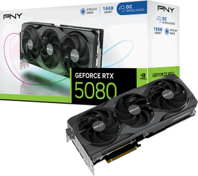 PNY GeForce RTX 5080 16GB Overclocked GDDR7 256Bit (VCG508016TFXPB1-O) Gaming (Oyuncu) Ekran Kartı