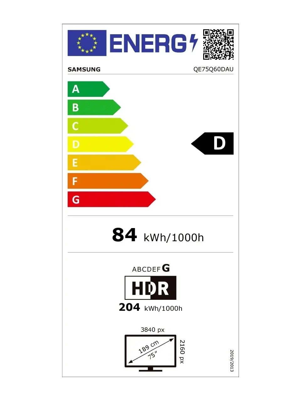 Samsung 75Q60D 4K Ultra HD 75″ 190 Ekran Uydu Alıcılı Smart QLED TV