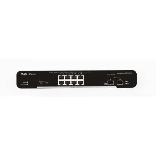 Ruijie Reyee RG-NBS3100-8GT2SFP-P 8XGE-2XGE/SFP 10 Port Gigabit Yönetilebilir PoE Switch