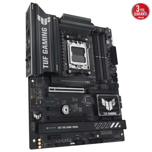 ASUS TUF GAMING B850-PLUS WIFI AMD B850 Soket AM5 DDR5 8000+(OC)MHz ATX Gaming (Oyuncu) Anakart