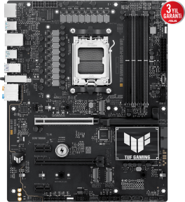 ASUS TUF GAMING B850-PLUS WIFI AMD B850 Soket AM5 DDR5 8000+(OC)MHz ATX Gaming (Oyuncu) Anakart