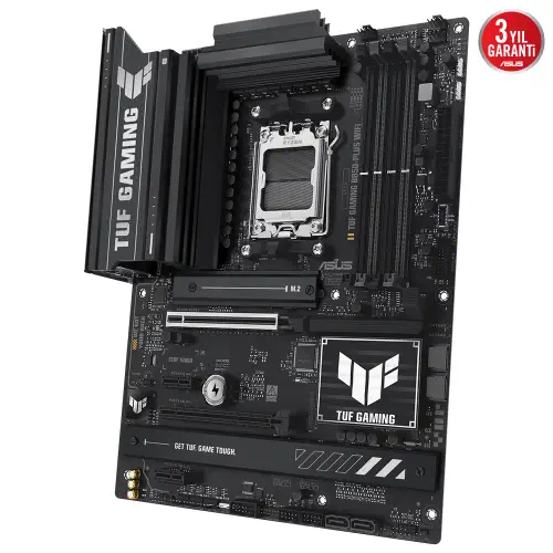 ASUS TUF GAMING B850-PLUS WIFI AMD B850 Soket AM5 DDR5 8000+(OC)MHz ATX Gaming (Oyuncu) Anakart