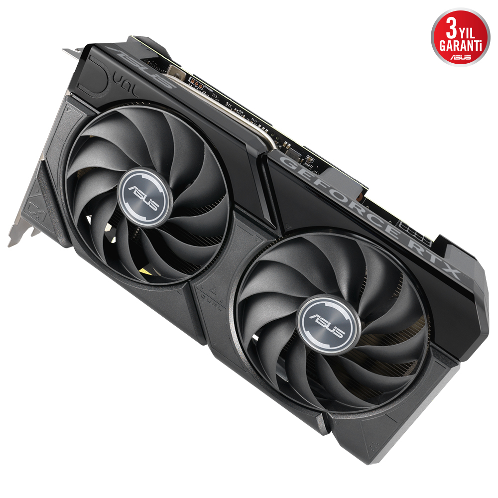 ASUS Dual GeForce RTX 4070 EVO OC Edition 12GB DUAL-RTX4070-O12GD6-EVO GDDR6 192Bit DX12 Gaming (Oyuncu) Ekran Kartı                        