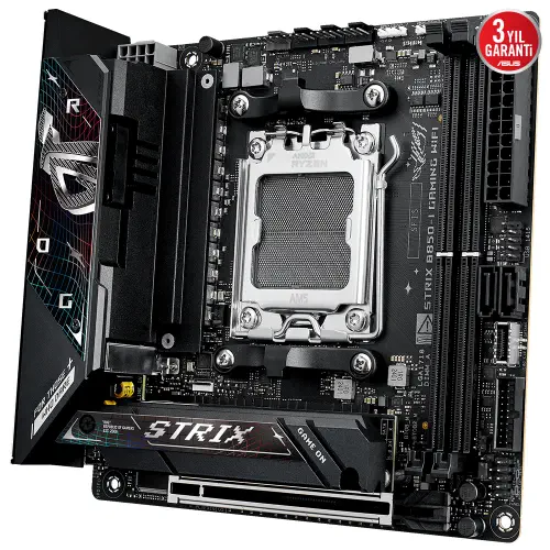 ASUS ROG STRIX B850-I GAMING WIFI AMD B850 Soket AM5 DDR5 8400+(OC)MHz Mini-ITX Gaming (Oyuncu) Anakart