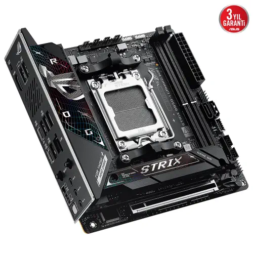 ASUS ROG STRIX B850-I GAMING WIFI AMD B850 Soket AM5 DDR5 8400+(OC)MHz Mini-ITX Gaming (Oyuncu) Anakart