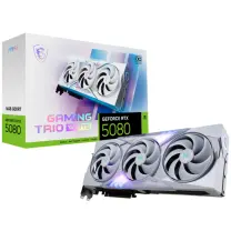 MSI GeForce RTX 5080 16G GAMING TRIO OC WHITE 16GB GDRR7 256bit DX12 DLSS4 Gaming (Oyuncu) Ekran Kartı