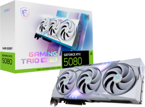 MSI GeForce RTX 5080 16G GAMING TRIO OC WHITE 16GB GDRR7 256bit DX12 DLSS4 Gaming (Oyuncu) Ekran Kartı