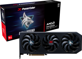 POWERCOLOR HELLHOUND RADEON RX9070 16G-L/OC GDDR6 256Bit Gaming (Oyuncu) Ekran Kartı