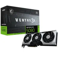 MSI GEFORCE RTX 5080 16G VENTUS 3X OC PLUS GDRR7 256 B DX12 DLSS4 Gaming (Oyuncu) Ekran Kartı