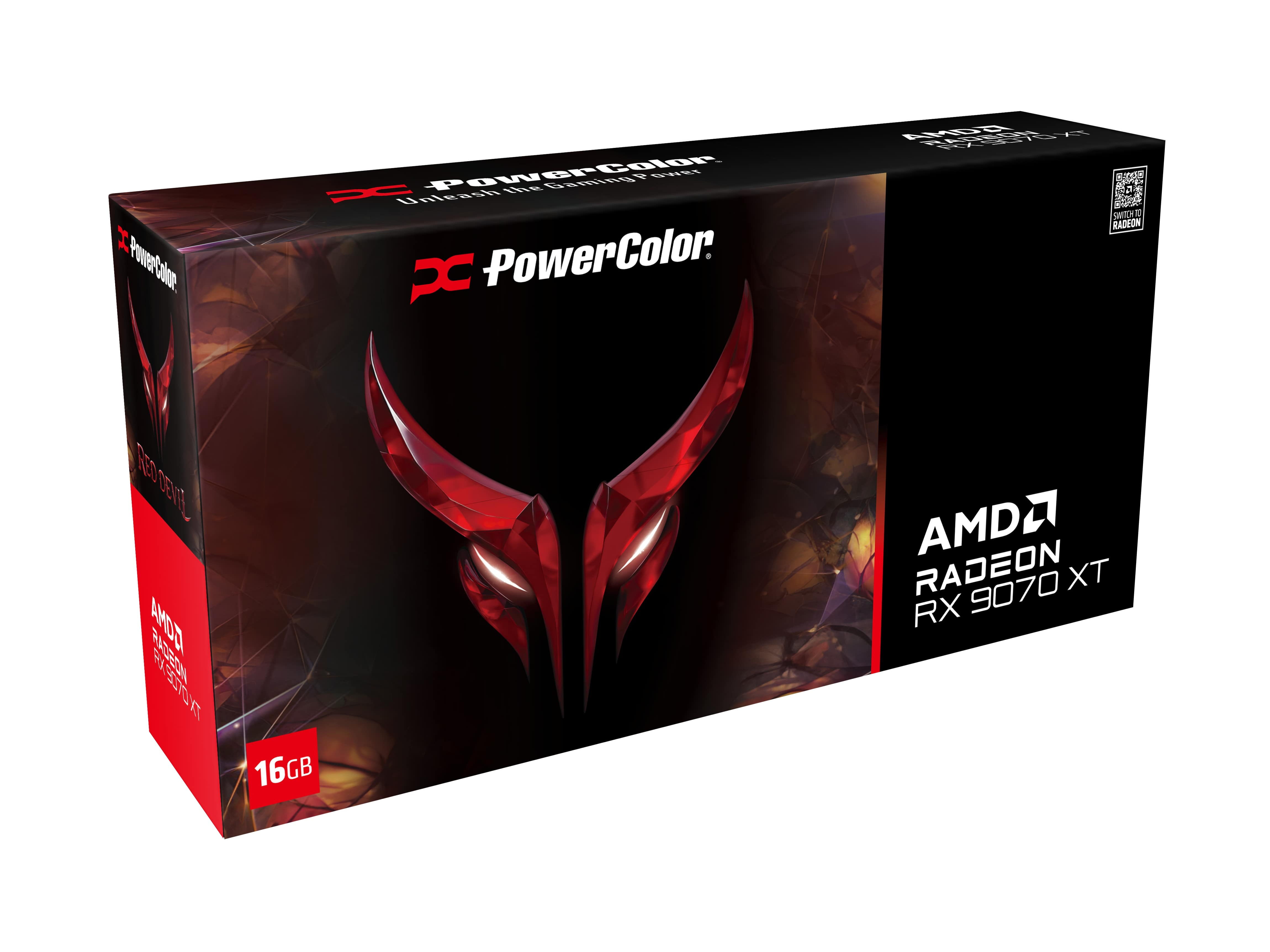 POWERCOLOR RED DEVIL RADEON RX9070XT 16G-E/OC GDDR6 256Bit Gaming (Oyuncu) Ekran Kartı