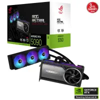 ASUS ROG Astral LC GeForce RTX 5090 32GB GDDR7 OC Edition ROG-ASTRAL-LC-RTX5090-O32G-GAMING GDDR7 512Bit Gaming (Oyuncu) Ekran Kartı