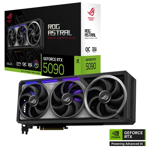 ASUS ROG Astral GeForce RTX 5090 32GB OC Edition ROG-ASTRAL-RTX5090-O32G-GAMING GDDR7 512Bit Gaming (Oyuncu) Ekran Kartı