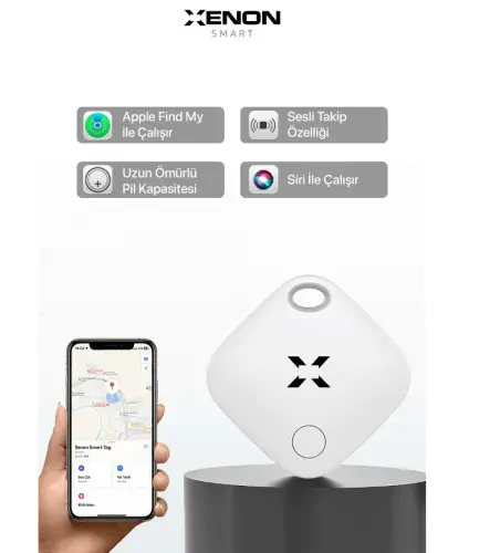 Xenon Smart Smart Tag Beyaz Akıllı Takip Cihazı-X6602_M1