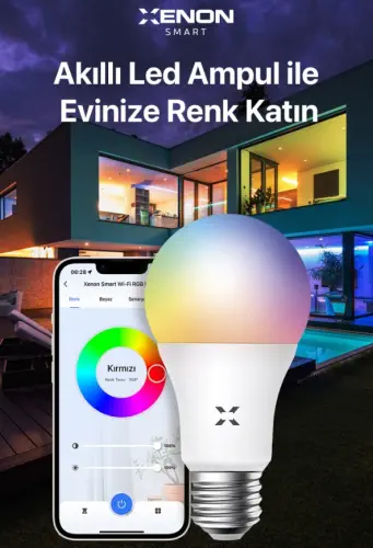 Xenon Smart Wi-Fi LED Akıllı RGB Ampul