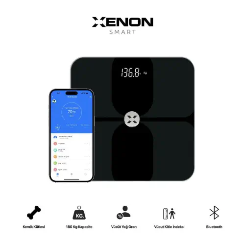 Xenon Smart X8703 Akıllı Bluetooth Dijital Baskül