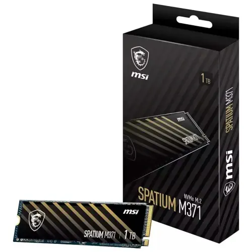 MSI Spatium M371 1TB 2350/1700MB/s PCIe Gen3x4 NVMe M.2 SSD Disk