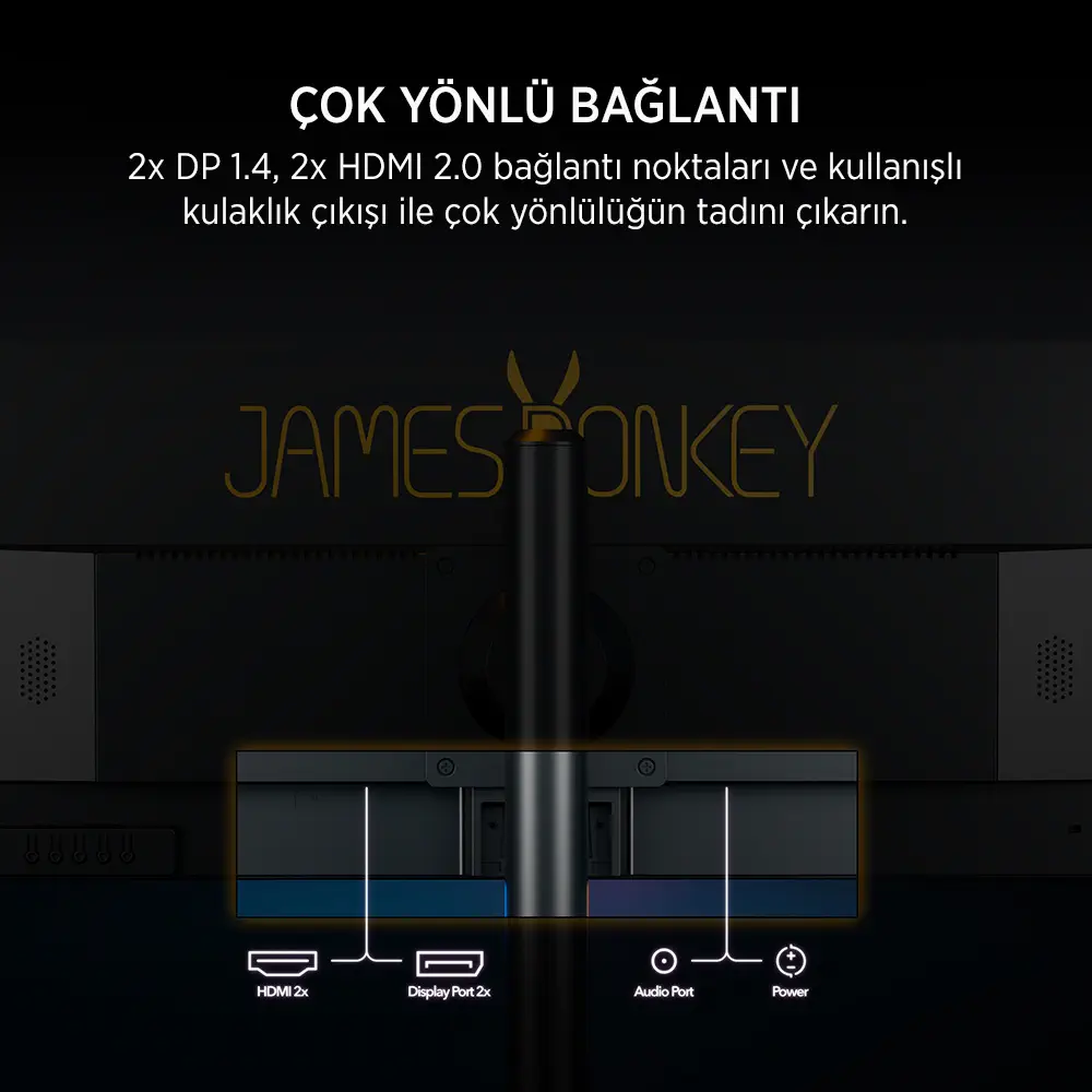 James Donkey Epic J60 27″ 360Hz 0.5Ms FHD FAST IPS Gaming Monitör (Sıfır Ölü Piksel Garantili)