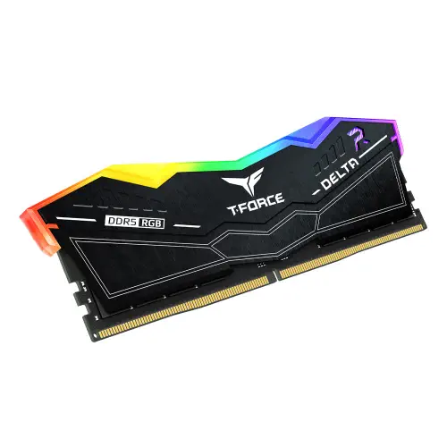 Team T-Force DELTA RGB 32GB(2x16GB) 7800Mhz DDR5 CL38 Siyah Gaming Ram (FF3D532G7800HC38DDC01)