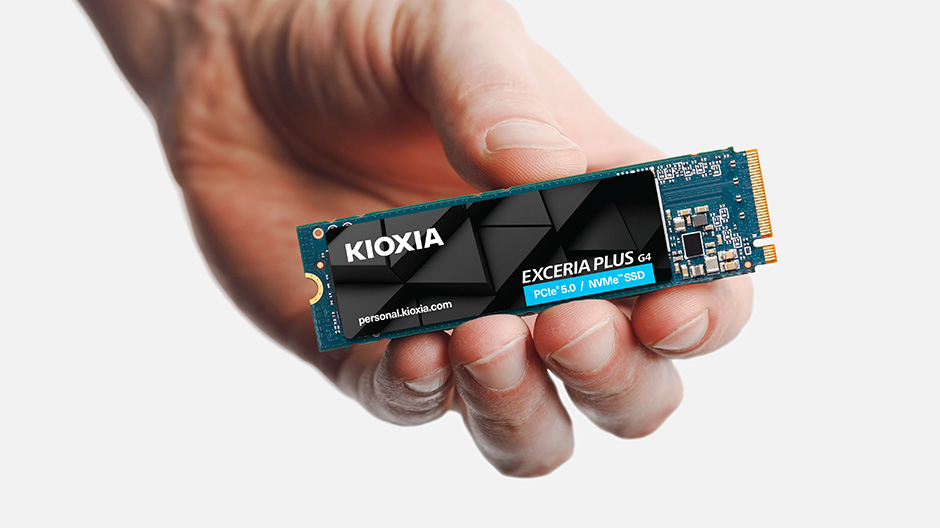 Kioxia Exceria Plus G4 LVD10Z001TG8 1TB Gen5 10000/7900MB/sn NVMe PCIe M.2 SSD