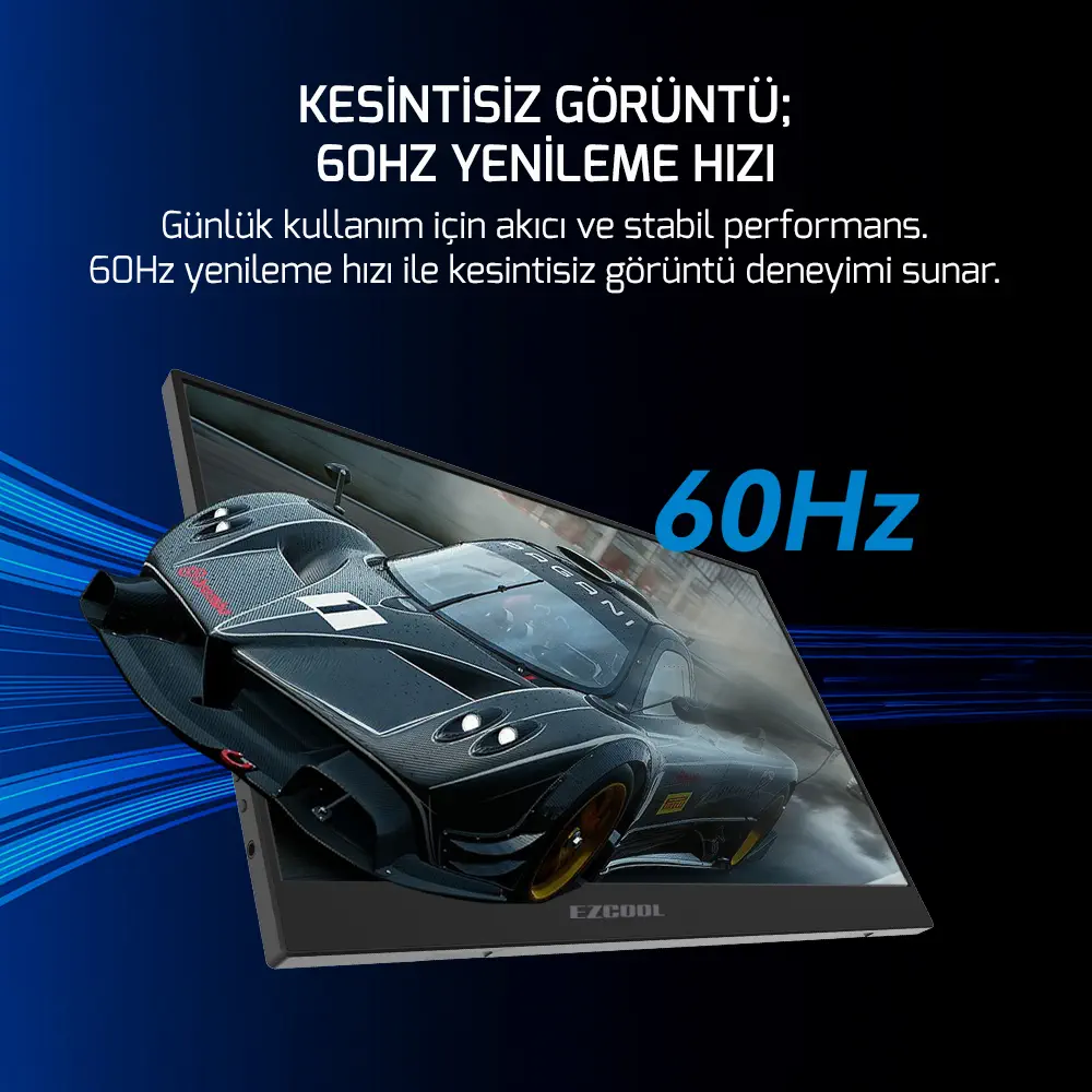 Ezcool Lite E15 15,6’’ 60HZ FHD Taşınabilir Monitör (Sıfır Ölü Piksel Garantili)