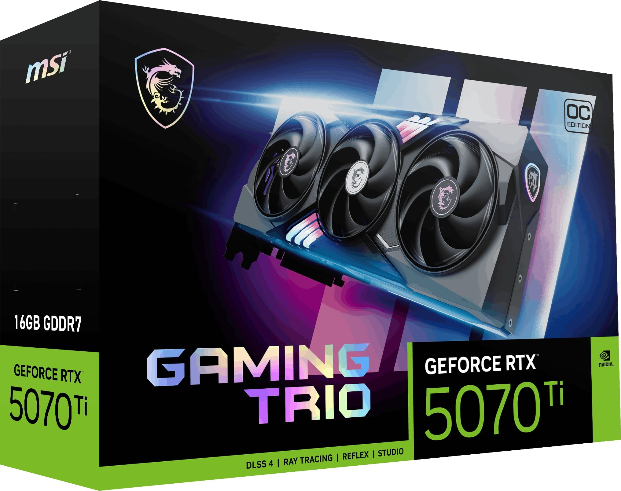 MSI GeForce RTX 5070 TI 16G GAMING TRIO OC PLUS GDRR7 256Bit DX12 Gaming (Oyuncu) Ekran Kartı