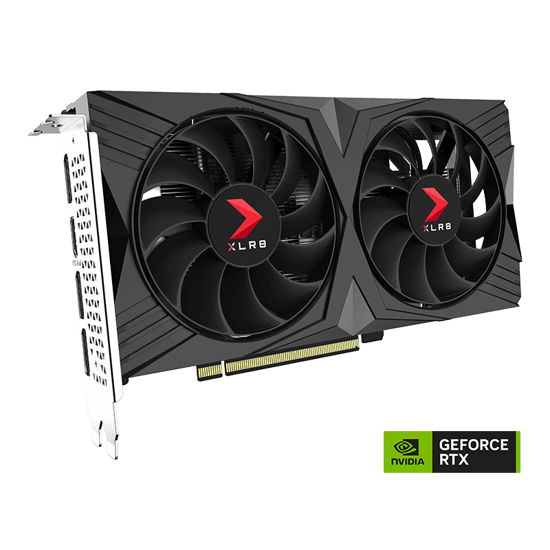 PNY RTX 4060 8GB XLR8 GDDR6 128Bit (VCG40608DFXPB1-O) DX12 Gaming (Oyuncu) Ekran Kartı