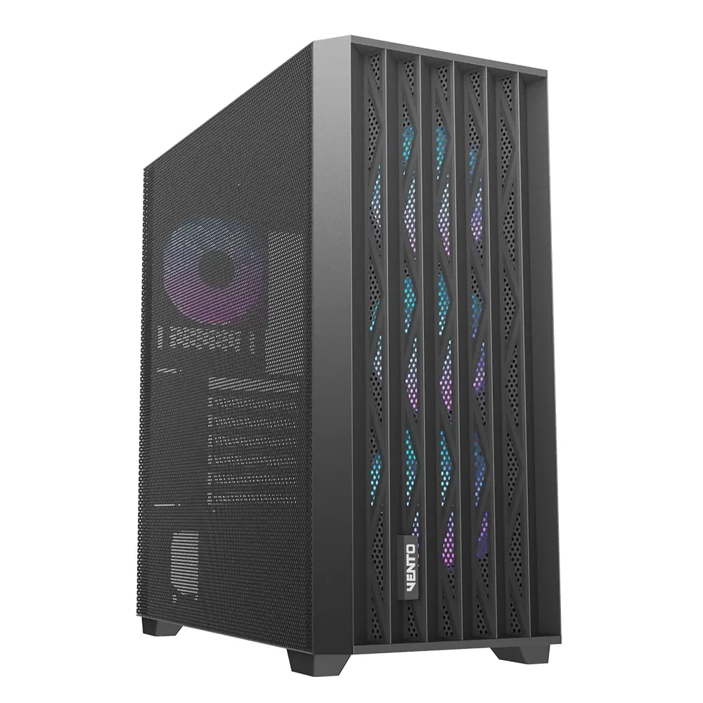 VENTO VG4050L FSP 850W GEN5 4x120mm ARGB Fan USB 3.0 Mesh E-ATX Gaming (Oyuncu) Kasa