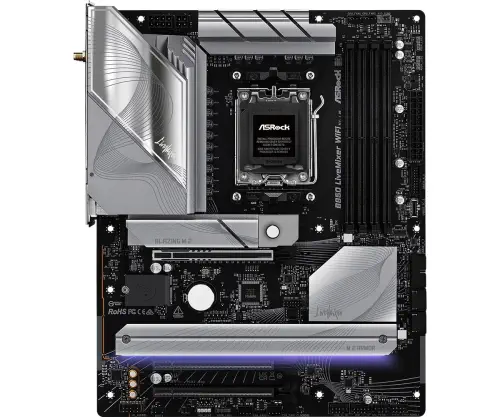 Asrock B850 LiveMixer WiFi AM5 DDR5 8000MHz+(OC) ATX Gaming (Oyuncu) Anakart