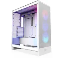 NZXT H Series H7 Flow (2024) RGB CM-H72FW-R1 ATX Beyaz Mid Tower Gaming (Oyuncu) Kasa