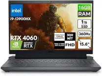 Dell G15 5530 G155530017U i9-13900HX 32 GB 2 TB SSD RTX4060 15.6″ Full HD Gaming Notebook