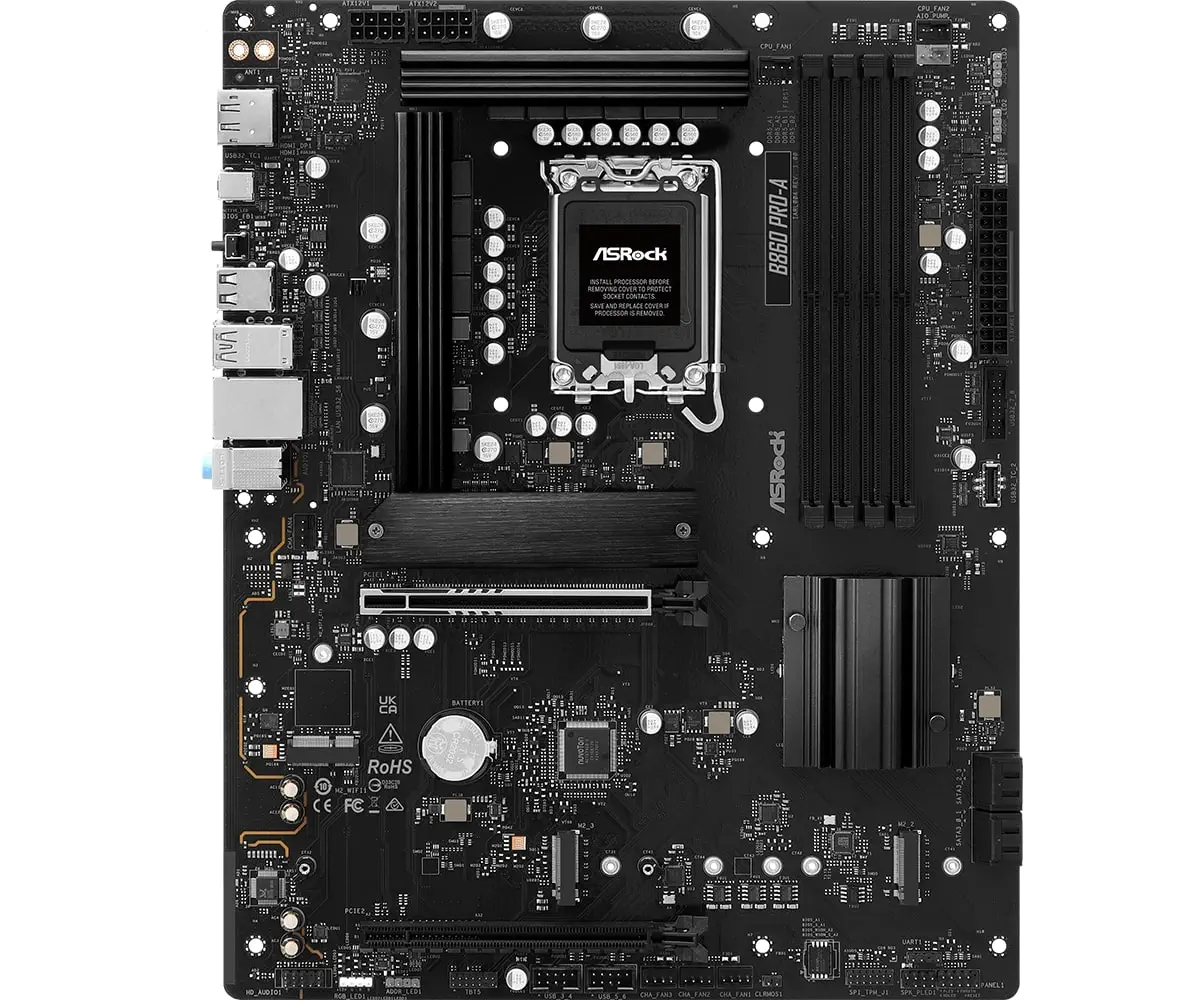 Asrock B860 Pro-A LGA1851 DDR5 8666MHz+(OC) ATX Gaming (Oyuncu) Anakart