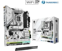 Asrock B860 Steel Legend WiFi LGA1851 DDR5 8666MHz+(OC) ATX Gaming (Oyuncu) Anakart