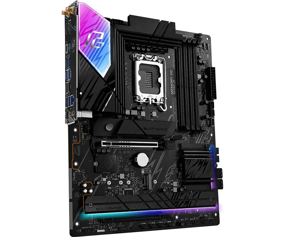 Asrock B860 Lightning WiFi LGA1851 DDR5 8933MHz+(OC) ATX Gaming (Oyuncu) Anakart