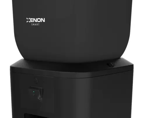 Xenon Smart Wi-Fi Uzaktan Sesli ve Kamera Kontrollü Kedi Mama Kabı Siyah-X8602