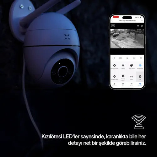 Xenon X7266 Full HD 3 MP Gece Görüşlü Wi-Fi Güvenlik Kamerası