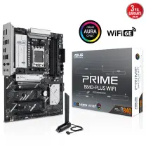 ASUS Prime B840M-Plus WiFi AMD B840 Soket AM5 DDR5 7600+(OC)MHz ATX Gaming (Oyuncu) Anakart