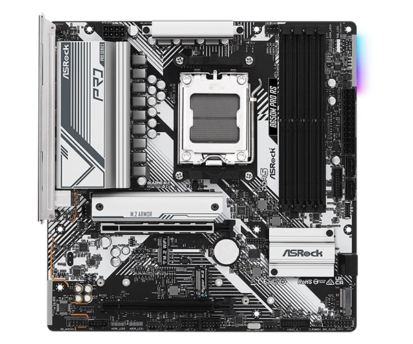 Asrock B650M PRO RS AMD B650 Soket AM5 DDR5 7200+(OC)MHz mATX Gaming (Oyuncu) Anakart