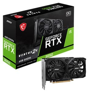 MSI GeForce RTX 3050 VENTUS 2X E 6G OC 6GB GD6 Ekran Kartı