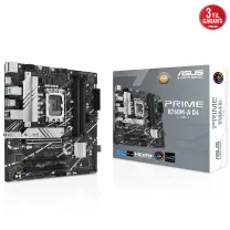 ASUS PRIME B760M-A D4/CSM Intel LGA1700 DDR4 5333(OC)MHz mATX Gaming (Oyuncu) Anakart 