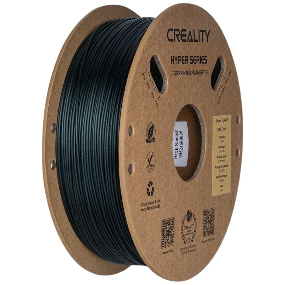 Creality Hyper PLA CF 1.75 mm 1 Kg Koyu Yeşil Filament